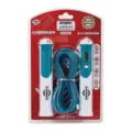 Elektronische Zähl-Stahldraht-Springseil mit 5 mm verdicktem Seil für das Prüfungstraining. - Cyan