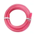 Rosa 4mm Ersatzseil für Sprungseil, langlebiger Stahldraht mit Schutzhülle für Fitness. - Rot