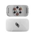 Abdominal massager warm palace treasure electric heating waist belly massage device main view - White