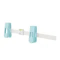 Regla de nivel multifuncional para posicionamiento de agujeros con burbuja para bricolaje. - 45cm / Azul
