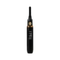 Rechargeable heated eyelash curler with smart temperature control and digital display. - Black