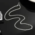 S925 Sterling Silber Italienische Kette Facettierte Vielseitige DIY Schlüsselbein Kette - 55cm (Kettenstärke 1.7mm / Ca. 2.55g) / Silber