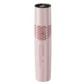 Pink handheld mini fan, portable cordless desk fan with digital display and cooling design. - Color Box / Pink