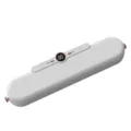 Compact household automatic food vacuum sealer machine with digital display in sleek white design. - UK Plug 220V + 10 Vacuum Bags / White (YQ-661)