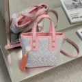 Rose nouveau style chinois femmes mode sac à main sac à épaule bandoulière polyvalent - Rose