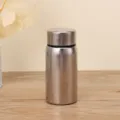 Mini tasse isotherme en titane argenté, mug thermique portable compact pour voyage. - 200ml / Argent Brillant