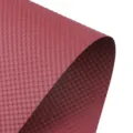 Pink polka dot embossed floral wrapping paper, textured gift packing sheet for DIY bouquet. - 10 Sheets; 53*53cm / Maya Red