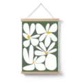 Nordic abstract geometric canvas scroll painting wall art for living room bedroom decor. - 12