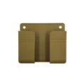 Wall mounted phone charging holder remote control storage box plastic khaki organizer stand - Gold