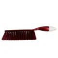 Grande brosse de lit à poils souples et brosse de nettoyage avec trou de suspension. - Bordeaux