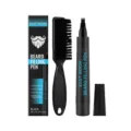 East Moon beard filling pen kit in black with brush for men daily grooming and styling use. - Beard Pen and Brush / Black