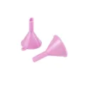 Embudos pequeños de plástico rosa para perfume y dosificación de líquidos, herramientas portátiles. - Rosa