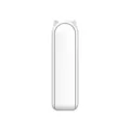 Ventilador de mano portátil plegable con diseño de orejas de gato, recargable USB. - Blanco
