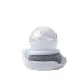 Cepillo de cocina para ollas a presión con esponja de diamantes y base de soporte práctica. - Blanco