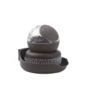 Cepillo de limpieza de platos con líquido a presión cocina marrón con cabezal brillante - Marrón Oscuro