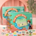 Libro sensoriale silenzioso Montessori per bambini giocattolo educativo precoce set - Libro Tranquillo per la Prima Infanzia Tematico