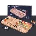 Houten Mastermind Bordspel Code Breken Educatief Speelgoed Set voor Kinderen Leuk - Standaardtype