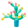 Wooden cactus balancing stacking block toy, colorful educational Montessori toy for kids toddlers. - Macaron Style Cactus Toy