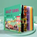 Rustig boek voor peuters drukke boek vroeg educatief speelgoed vervoer thema sensorisch - Verkeerscognitie