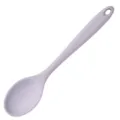 Cucchiaio da cucina in silicone lavanda, cucchiaio da portata con foro per appendere. - Cucchiaio da Minestra / Viola