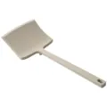Grey silicone spatula variant, food-grade non-stick kitchen tool for cooking & frying. - White