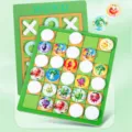 2in1 holz tic tac toe gedächtnis schach spiel kinder pädagogisches interaktives spielzeug - Frucht-Stil