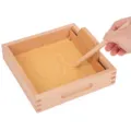 Montessori wooden sand tray toy, early education learning writing tool for kids style - Sand Writing Tray