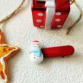 Barrette cheveux bonhomme de neige Noël accessoire cheveux rouge mignon cadeau fête - Bonhomme de neige