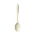 Mini cuillère de cuisine en silicone pour poêle antiadhésive, petit ustensile beige pour pâtisserie. - Cuillère