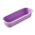 Stampo per pane rettangolare in silicone viola tortiera per cottura in forno e friggitrice. - Viola