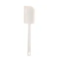 Spatola in silicone bianca per cottura e pasticceria, design monopezzo senza giunte con foro. - Bianco