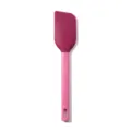 Spatola da cucina in silicone rosa per dolci, raschietto per crema e utensile cottura. - Rosso