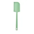 Spatola in silicone verde per cottura e cucina, raschietto da cucina antiaderente con foro. - Verde