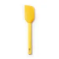 Spatola da cucina in silicone giallo per cottura, raschietto per torta e strumento per marmellata. - Giallo