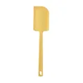 Spatola in silicone giallo per cottura, stesura crema per torte e miscelazione, utensile da cucina. - Giallo