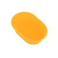Stampo da forno ovale in silicone arancione mini coppetta per torta muffin dolci. - Arancione