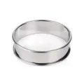 Stainless steel double rolled edge round tart ring mousse mold for baking pastries and muffins. - 10.5cm / Original Color