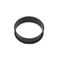 Stainless steel double rolled edge round tart ring non-stick mousse baking molds - 8.5cm Non-Stick / Black