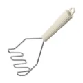 Stainless Steel Potato Masher Kitchen Tool with Ergonomic Handle for Easy Food Preparation - Wire Potato Masher