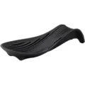Nero silicone poggiacucchiaio resistente al calore spatola supporto cucina tappo - Nero
