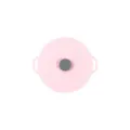 Tapa de silicona rosa para microondas protector antisalpicaduras para plato bol y taza - 15,3 cm - Rosa