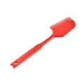 Rode siliconen spatel kwast 2 in 1 hittebestendig bakgereedschap voor taart keuken - Schraper Borstel / Rood