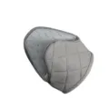 Grey fish-shaped silicone oven pinch mitt, heat-resistant baking and microwave glove for kitchen - Gray