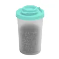 Mini saupoudreur à épices cuisine pot à sel et poivre avec couvercle bleu en plastique - L / Vert menthe