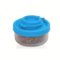 Mini saupoudreur à épices de cuisine couvercle bleu pot de stockage sel et poivre - S / Bleu