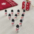 Christmas glass snowman beads for DIY jewelry making, cute holiday accessories detail shot. - Black Hat Snowman