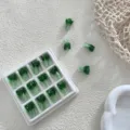 Mini perline di cavolo bok choy in vetro verde per dettagli accessori gioielli fai da te. - Cavolo Cinese