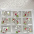 Christmas snowman glass beads DIY handmade pendant jewelry accessories charming decor - 15mm Snowman & Snowflake