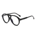 Neue Piloten Sonnenbrille schwarzer dicker Rahmen Harz Mode Brille fuer Damen und Herren - Schwarzer Rahmen Anti-Blaulicht