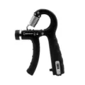 Adjustable hand grip strengthener with mechanical counter for fitness, muscle training, 10-100kg. - Counter Style